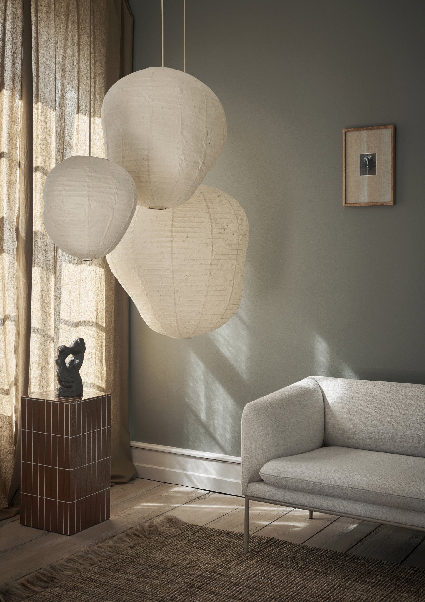Ferm Living Kurbis lampenkap 80 cm Natural
