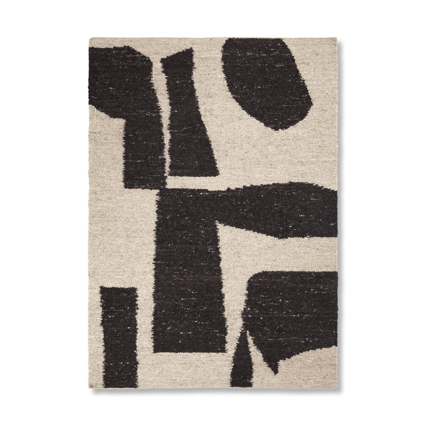 Ferm Living Piece vloerkleed 140x200 cm Off-white/Coffee