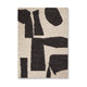 Ferm Living Piece vloerkleed 140x200 cm Off-white/Coffee