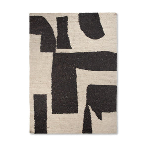 Ferm Living Piece vloerkleed 200x300 cm Off-white/Coffee