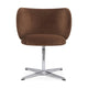 Ferm Living Rico armstoel Rich Velvet Soft Brown swivel chroom