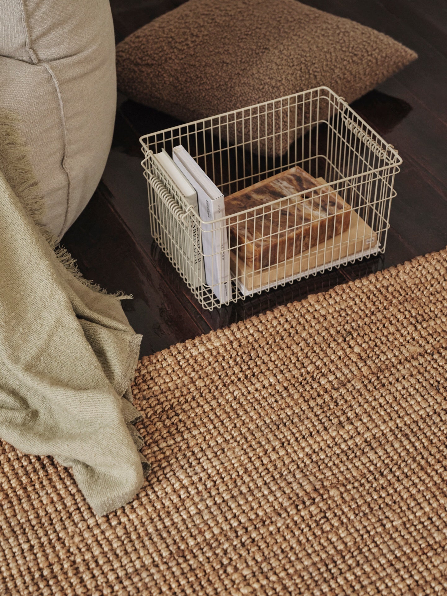 Ferm Living Athens vloerkleed 170x140 cm Naturel