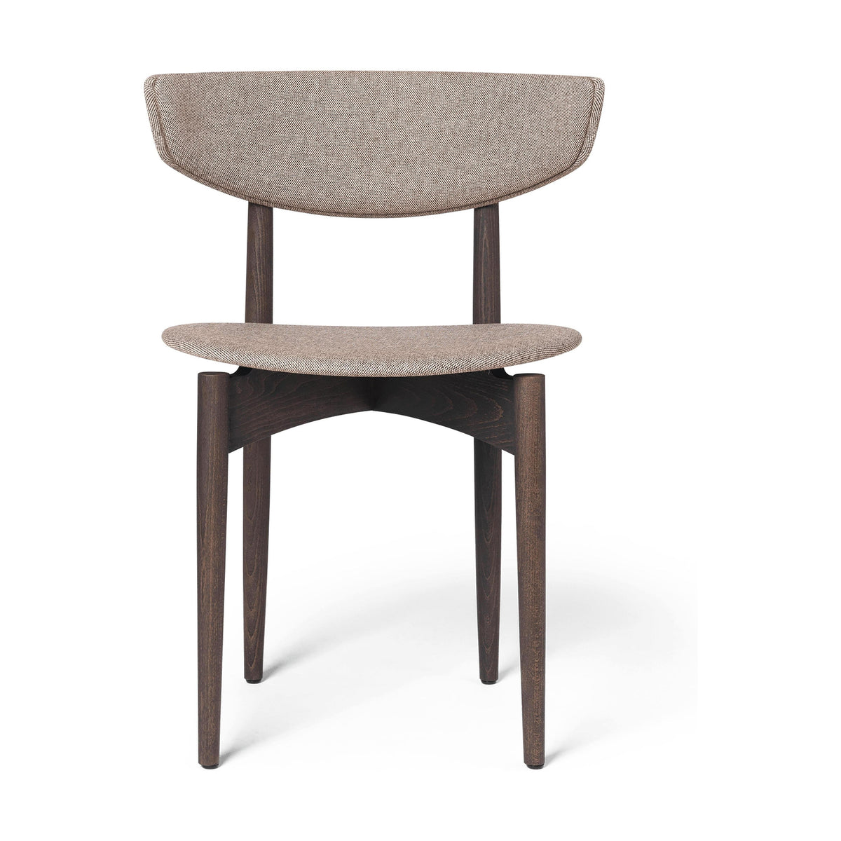 Ferm Living Herman eetkamerstoel Main Line Flax Coffee poot dark stained