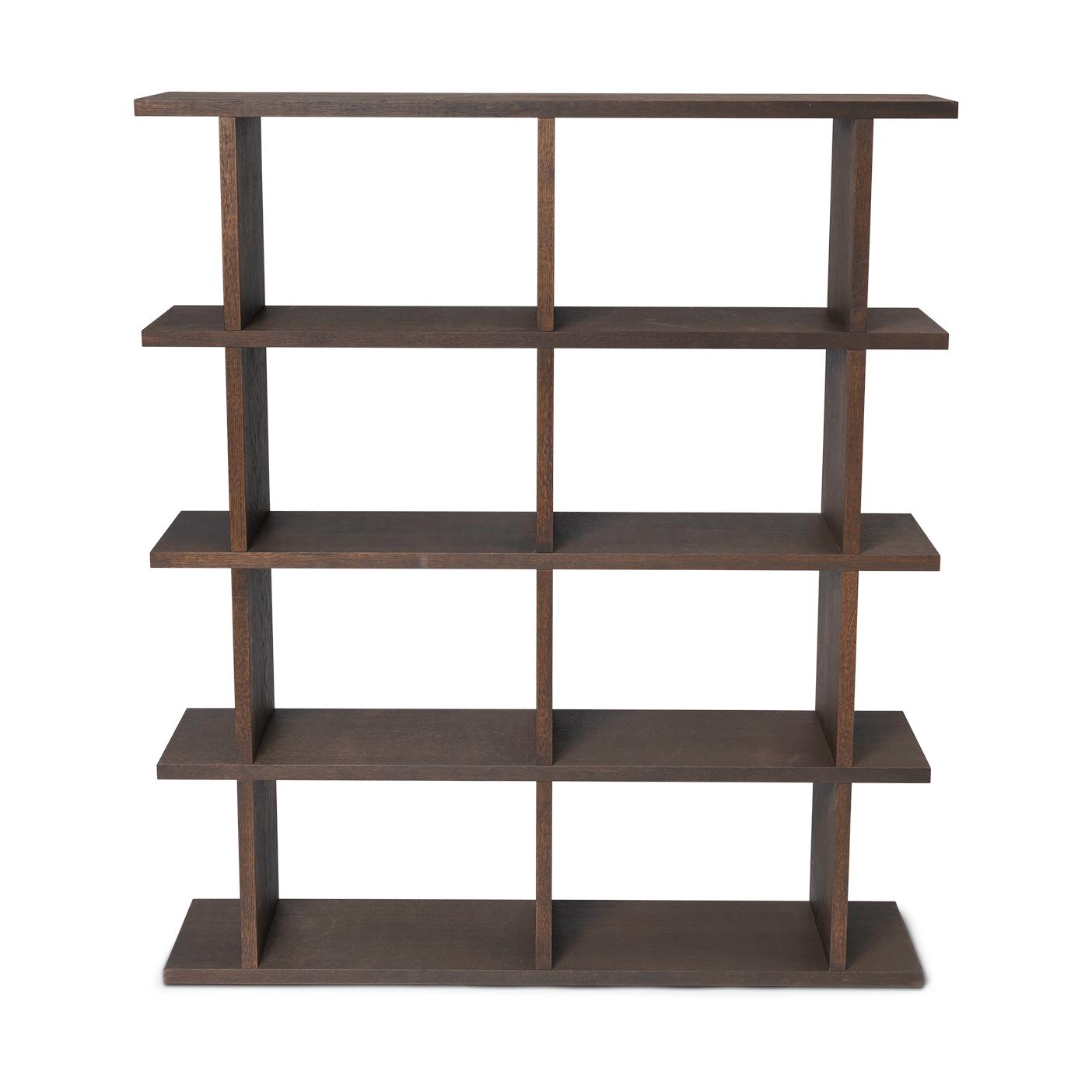 Ferm Living Kona boekenkast 122,5x141 cm eiken Dark Stained