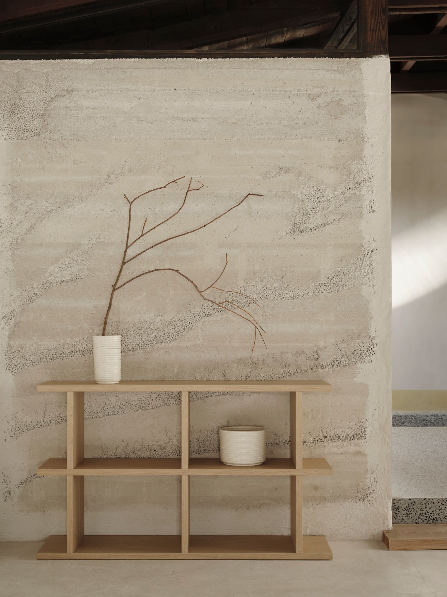 Ferm Living Kona boekenkast 122,5x72 cm Naturel