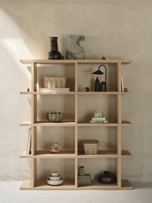 Ferm Living Kona boekenkast 122,5x141 cm Naturel