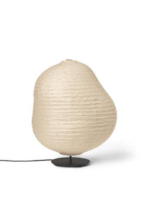 Ferm Living Kurbis vloerlamp laag Naturel/Zwart