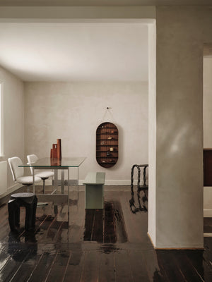Ferm Living Oval Dorm wandrek gerookt eiken