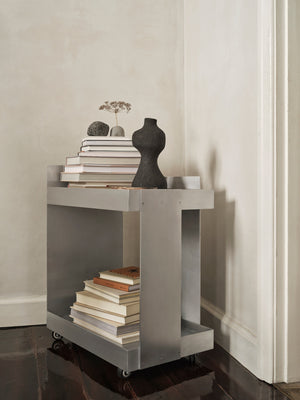 Ferm Living Lager opbergtrolley Aluminium