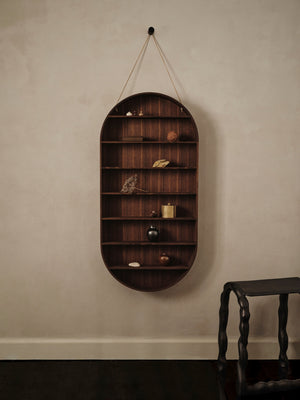 Ferm Living Oval Dorm wandrek gerookt eiken