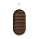 Ferm Living Oval Dorm wandrek gerookt eiken