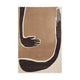 Ferm Living Pose vloerkleed Dark Coffee/Off-white