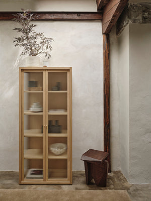 Ferm Living Reed vitrinekast Naturel