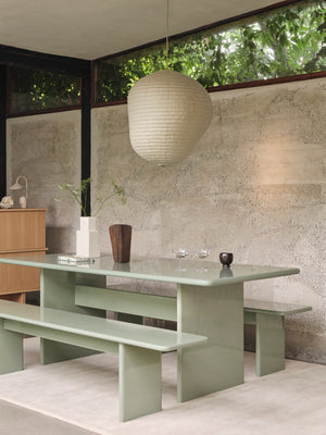 Ferm Living Rink eetkamerbank 200 cm Tea Green