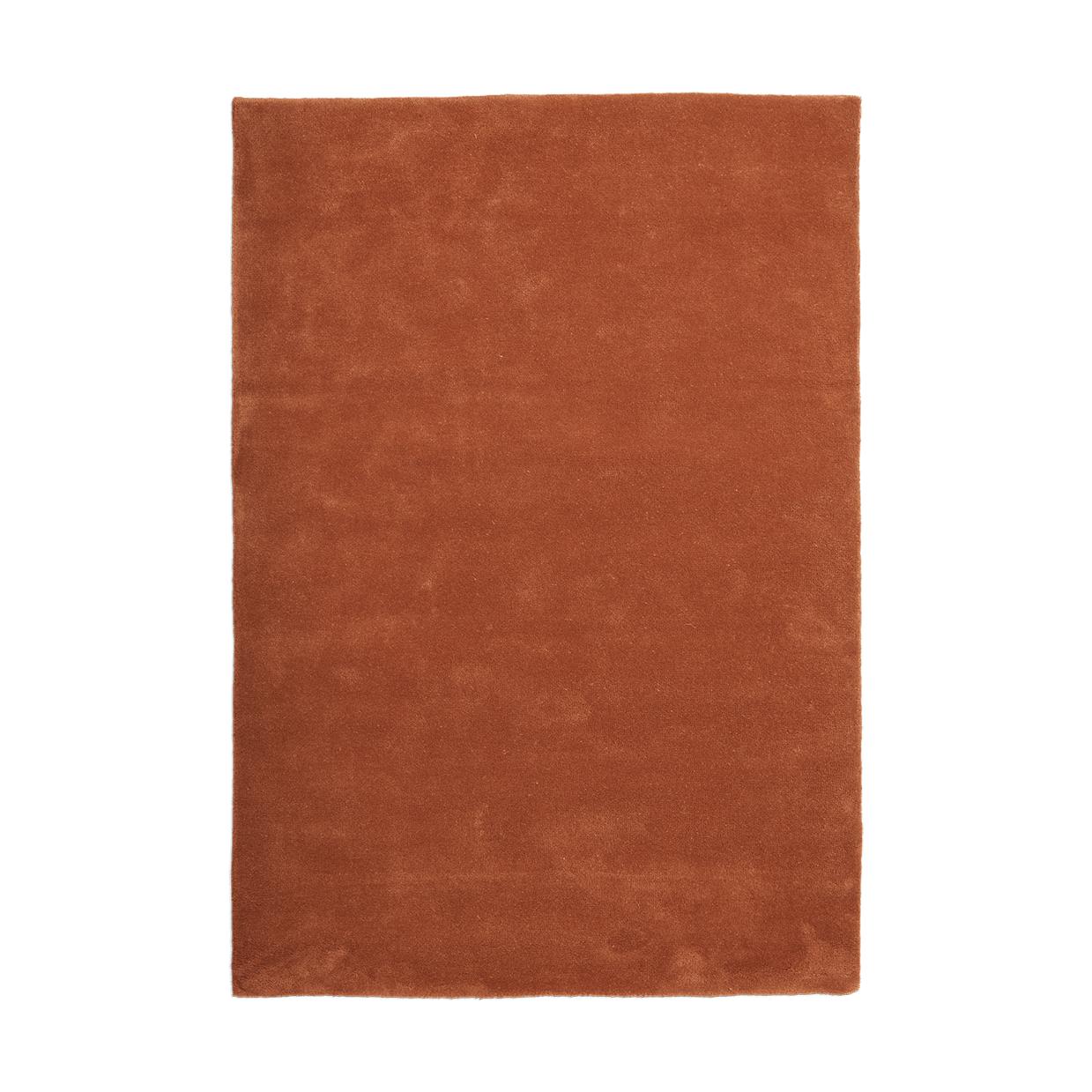 Ferm Living Stille vloerkleed 140x200 cm Roodbruin