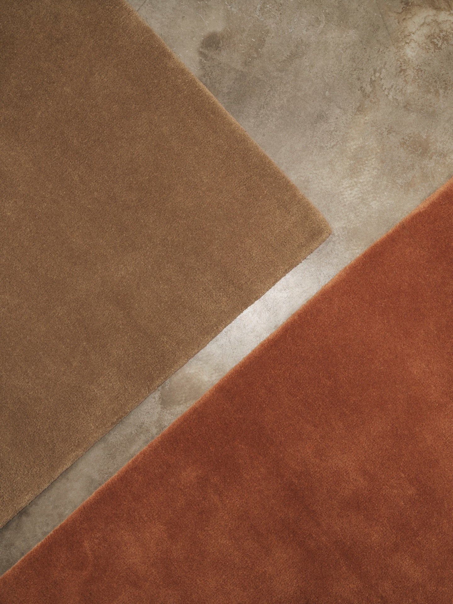 Ferm Living Stille vloerkleed 140x200 cm Roodbruin