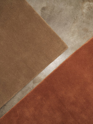 Ferm Living Stille vloerkleed 140x200 cm Roodbruin