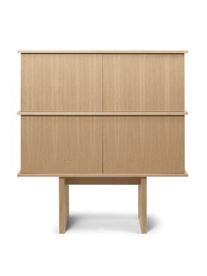 Ferm Living Stilt Double opbergkast eiken Naturel