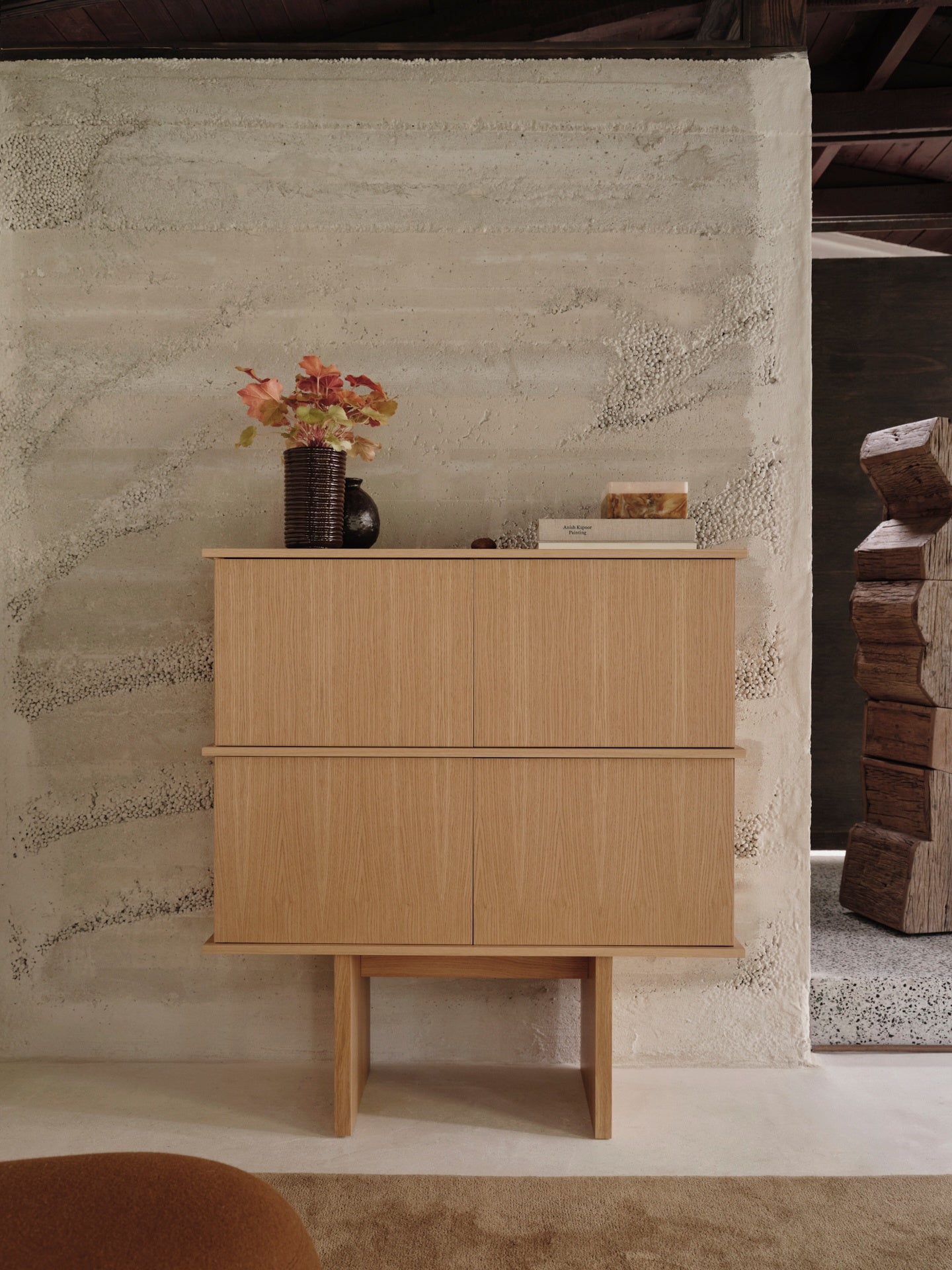 Ferm Living Stilt Double opbergkast eiken Naturel