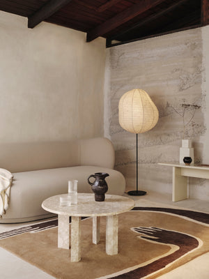 Ferm Living Pose vloerkleed Bruin