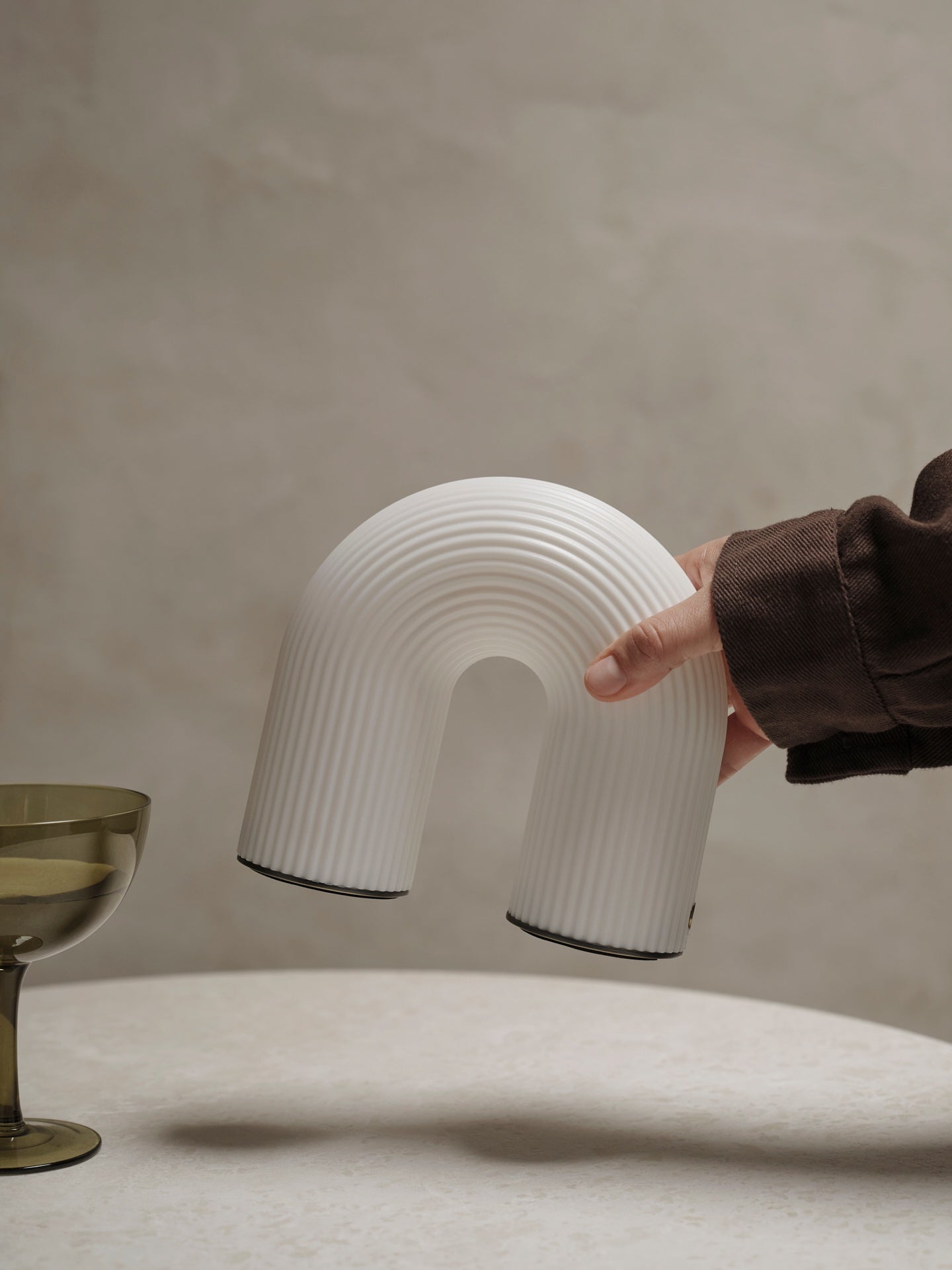 Ferm Living Vuelta portable tafellamp White
