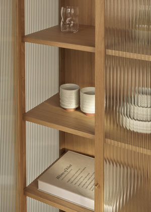 Ferm Living Reed vitrinekast Naturel