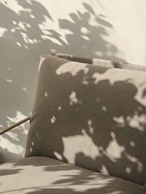 Ferm Living Desert 1-zits tuinbank Cashmere/Dark Sand