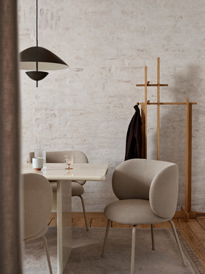 Ferm Living Rico armstoel Bouclé Off-White vierpoot cashmere
