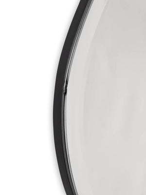 Ferm Living Pond spiegel large Dark Chrome