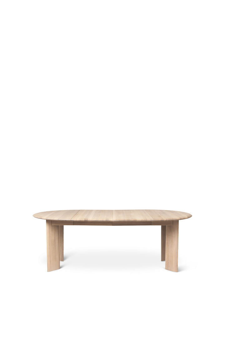 Ferm Living Bevel uitschuifbare eettafel White Oiled Oak