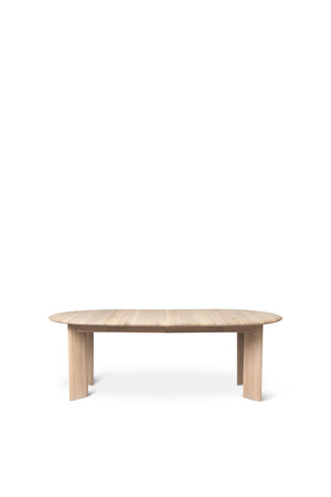 Ferm Living Bevel uitschuifbare eettafel White Oiled Oak