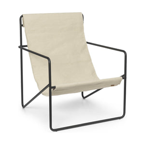Ferm Living Desert loungestoel Cloud/Black