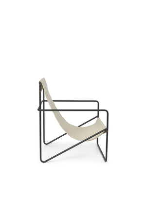 Ferm Living Desert loungestoel Cloud/Black