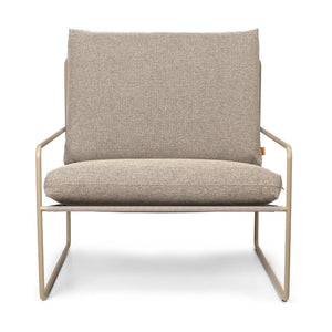 Ferm Living Desert 1-zits tuinbank Cashmere/Dark Sand