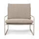 Ferm Living Desert 1-zits tuinbank Cashmere/Dark Sand