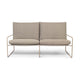 Ferm Living Desert 2-zits tuinbank Cashmere/Dark Sand