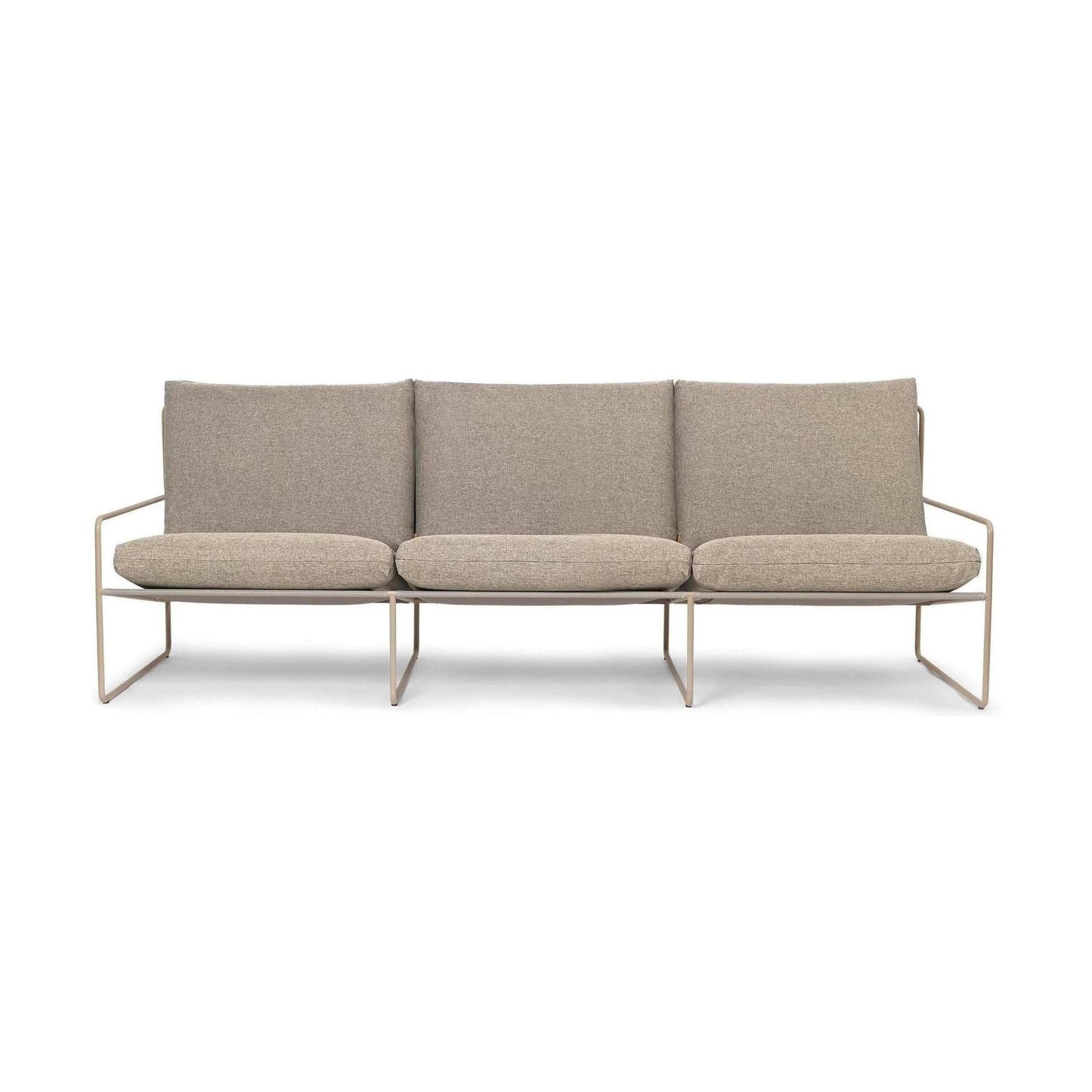 Ferm Living Desert 3-zits tuinbank Cashmere/Dark Sand