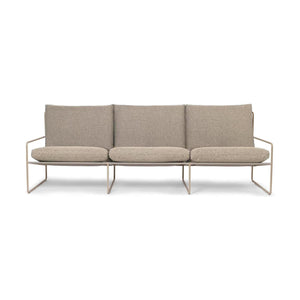 Ferm Living Desert 3-zits tuinbank Cashmere/Dark Sand
