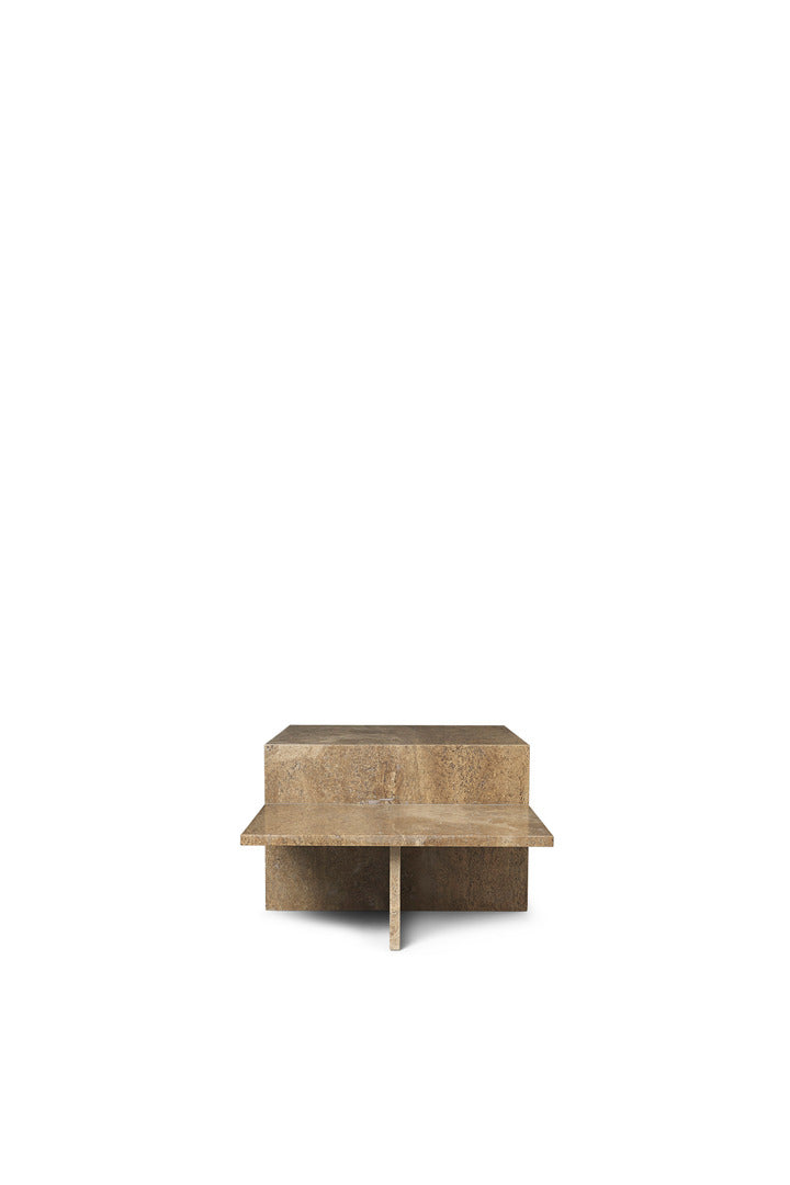 Ferm Living Distinct salontafel Dark Brown Travertine