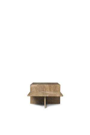 Ferm Living Distinct salontafel Dark Brown Travertine