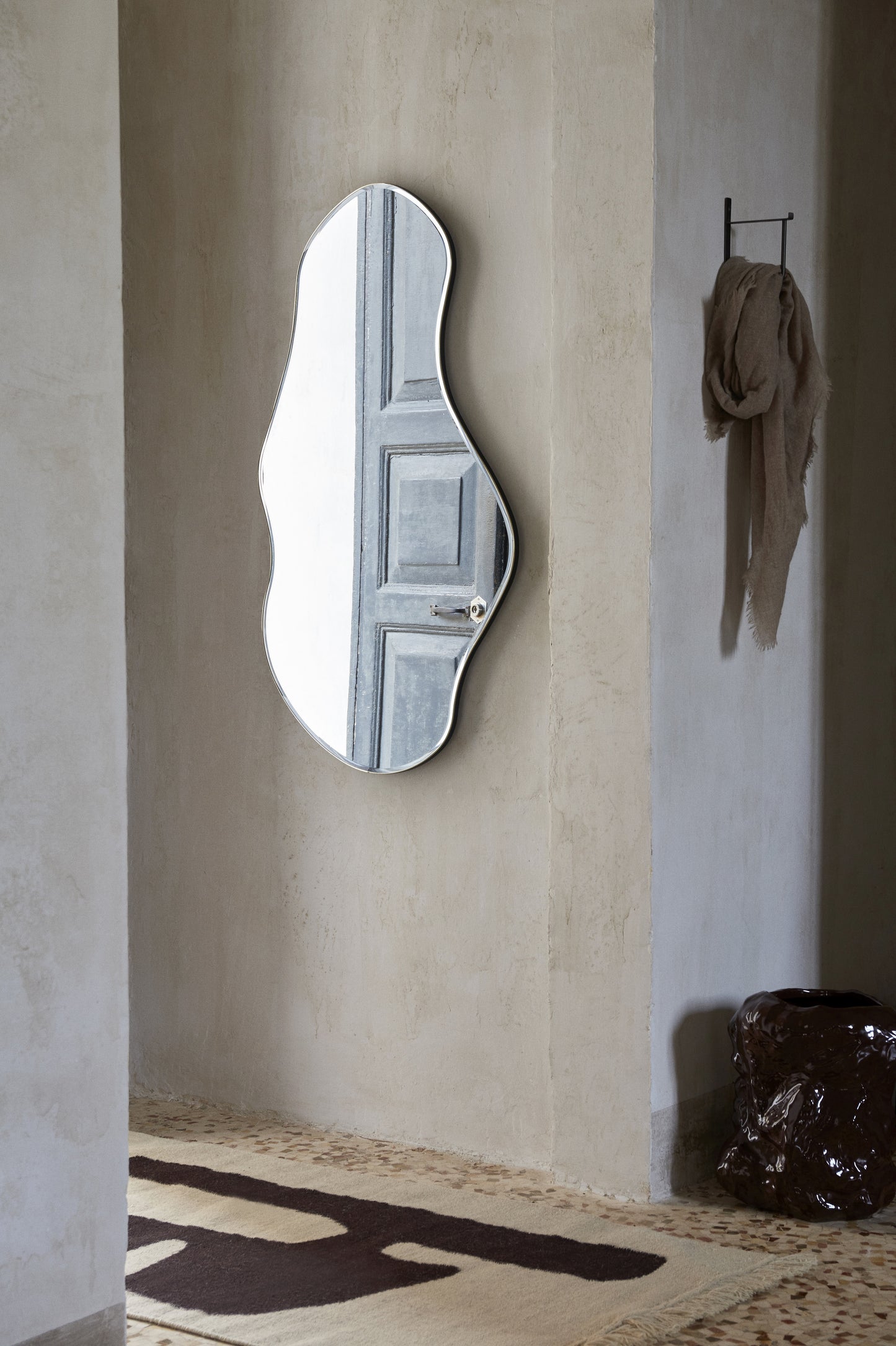 Ferm Living Pond spiegel large Brass