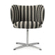 Ferm Living Rico armstoel Louisiana Sand/Black swivel chroom