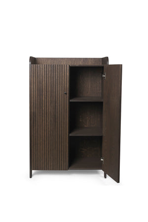Ferm Living Sill opbergkast 73x110 cm eiken Dark Stained