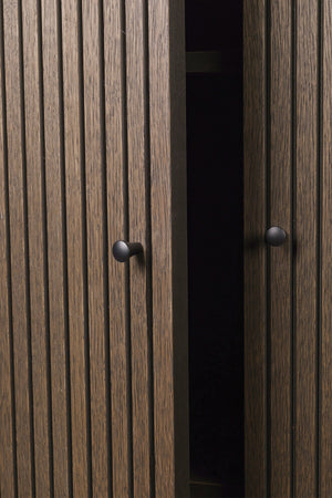 Ferm Living Sill opbergkast 73x110 cm eiken Dark Stained