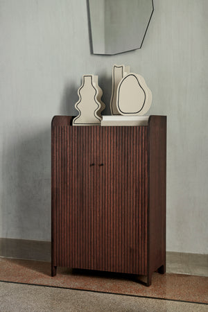 Ferm Living Sill opbergkast 73x110 cm eiken Dark Stained