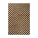 Ferm Living Check Wool Jute vloerkleed 200x300 cm Coffee/Natural