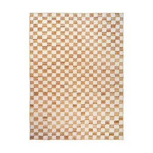 Ferm Living Check Wool Jute vloerkleed 200x300 cm Off-white/Natural