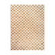 Ferm Living Check Wool Jute vloerkleed 200x300 cm Off-white/Natural