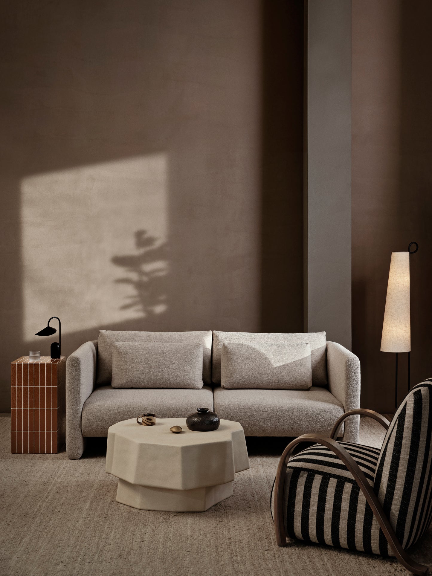 Ferm Living Staffa salontafel Ø84 cm Ivory