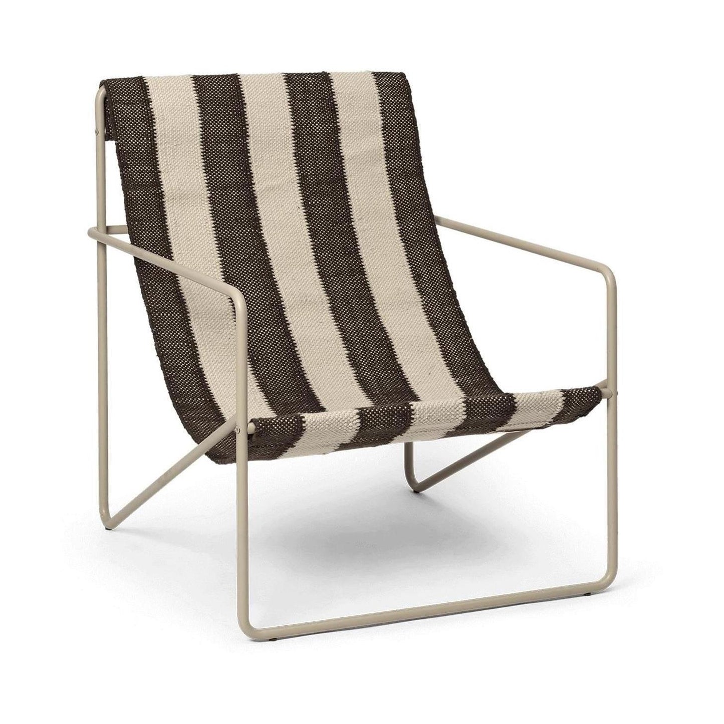 Ferm Living Desert loungestoel Off-White Chocolate/Cashmere
